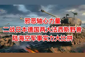 邪恶轴心力量，二战日本德国两大法西斯野兽陆海空军事实力大比拼视频封面