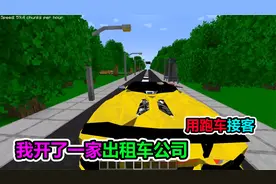 MC我的世界：我开了一家出租车公司，全是用跑车接客的视频封面