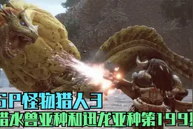 木子小驴解说《PSP怪物猎人3》狩猎水兽亚种和迅龙亚种第199期视频封面