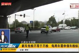 新车免检不等于不检   每两年需申领年检标志视频封面