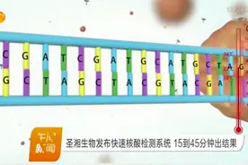 圣湘生物发布快速核酸检测系统，15到45分钟就可出结果视频封面