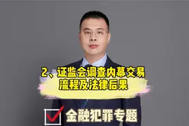 内幕交易罪：证监会调查内幕交易流程及法律后果？视频封面