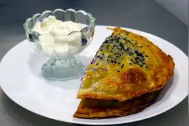 手抓饼和紫薯这做法太香了， 手不粘面超快手酥皮馅饼，可甜可咸视频封面