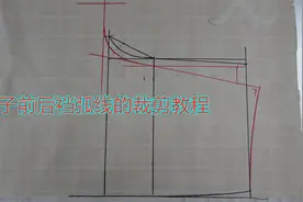 裤子前片小裆弧线和后裆弧线的绘制方法，适合零基础的朋友们学习