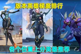 英雄联盟手游：英雄梯度排行，各位置英雄推荐，看完还怕上不了分视频封面