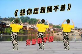 爆火网络神曲DJ《想你想到睡不着》俏美风趣64步附教学视频封面