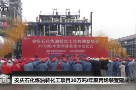 安庆石化炼油转化工项目30万吨/年聚丙烯装置建成中交视频封面