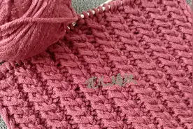 简约漂亮的纯色竹节花样教程，编织爸妈毛衣都非常时尚精致视频封面