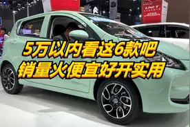 想买小车的乐了！5万以内看这6款吧，销量最火，便宜好开还实用视频封面
