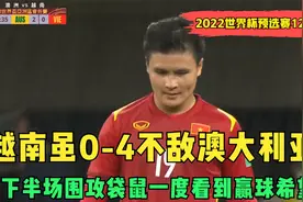 【12强赛】澳大利亚4-0越南，但下半场却遭越南围攻场面太狼狈啦视频封面