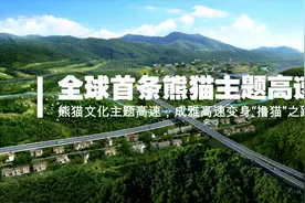 成雅高速：成功变身全球首条熊猫主题高速，途径新津、蒲江等地！视频封面