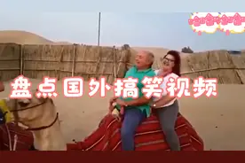 盘点国外搞笑视频，看老外如何优雅的骑骆驼，让你笑到不停