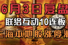 联络互动10连板，上海本地股爆发涨停潮，明天持续性如何？视频封面