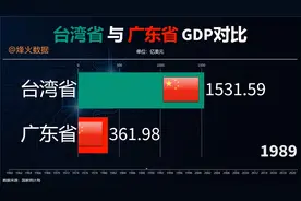 台湾省与广东省GDP对比：反超的速度见证中国速度视频封面