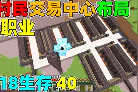 我的世界1.18生存40：全职业村民交易中心布局视频封面