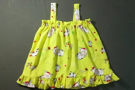 超简单的幼童吊带裙裁剪教程，一学就会，让家里的小公主美美哒！