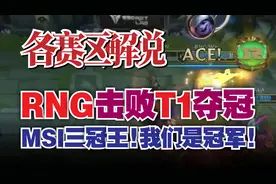 各大赛区激情解说RNG击败T1夺冠成为三冠王：我们是冠军！！视频封面