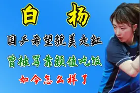“国乒希望”白杨因貌美走红，曾被骂靠颜值吃饭，如今怎么样了视频封面