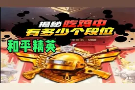 分享和平精英全部段位排序，谁不是一步步上去的，你在什么段位？视频封面