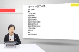 2022社区工作者笔试中国工会法基础精讲视频封面