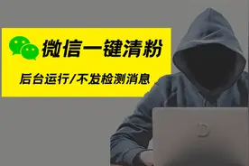 微信一键清理僵尸粉，不发检测消息，后台运行