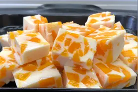 芒果布丁，简单3步教你在家做，加上一盒牛奶轻松搞定，鲜嫩Q弹