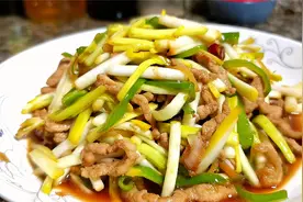 蒜黄炒肉丝怎么做好吃，大厨教你简单的家常做法，3分钟就出锅视频封面