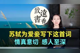 苏轼为爱妾王朝云写下这首词，情真意切、感人至深！视频封面