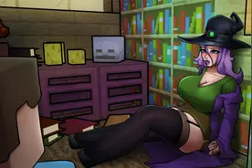 我的世界游戏——与成熟魔女姐姐相处三天，日子太美妙了