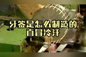 从0到1揭秘牙签是怎么制作的？看得我直冒冷汗！