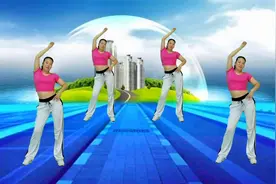 流行DJ《最幸福的人》时尚减压健身操，瘦腰腹甩脂完整版视频封面