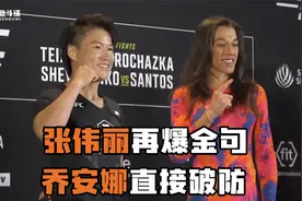 张伟丽vs乔安娜面对面！再爆金句，乔安娜直接破防（采访全过程）视频封面