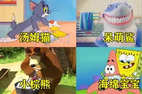 盘点四个爱干净的小动物，你觉得哪个更自律，爱刷牙的鲨鱼见过吗视频封面
