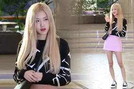 BLACKPINK朴彩英经由仁川机场前往中国北京，甜美可爱的玫瑰视频封面