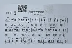 黄梅戏《夫妻双双把家还》，跟着有声简谱一起唱视频封面