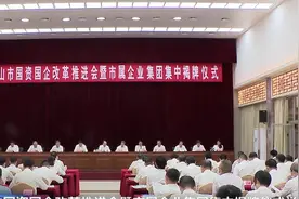 佛山市深化国资国企改革推进会暨市属企业集团集中揭牌仪式举行视频封面