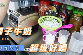 非常好喝的椰子牛奶汁饮品的制作教程配方