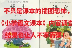 不只是课本的插图恐怖，小学语文课本内容调查结果也让人细思极恐视频封面