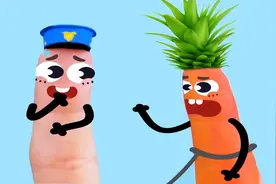 创意手指卡通涂鸦- 看行走的手指表情包们如何演绎爆笑情景喜剧视频封面