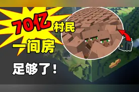 70亿个村民只需一间房？这样设计才是MC最完美的村庄方案！