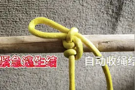 户外紧急“逃生结”一种救援绳结，每个人都应该学习的技能视频封面