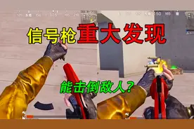 和平精英揭秘：信号枪“新发现”，能击倒敌人？伤害比98K高！