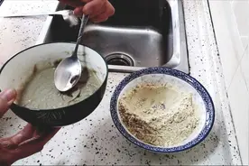 黄豆粉开水也能烫着吃最简单的做法，一学即会，比外面卖的还好吃视频封面