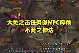 怀旧服单人做大地之击任务保NPC碎颅不死之神法