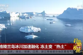 热化了！格陵兰岛冰川加速融化，冻土变“热土”|中国新闻视频封面