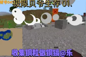 极限贝爷生存 01. 收集铜粒做铜镐