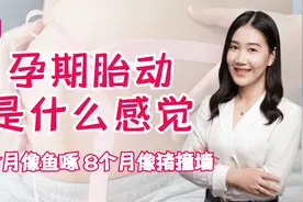 胎动感觉：怀孕4个月像鱼啄8个月像猪撞墙，原来胎动这么神奇视频封面