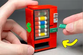 如何制作精美的乐高自动售货机？投币就能取货超好玩