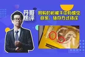 网购柠檬干中有蠕动虫子，商家称是储存方式错误造成，你怎么看？视频封面