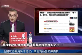 全国政协委员洪洋建议：取消商品房公摊面积视频封面